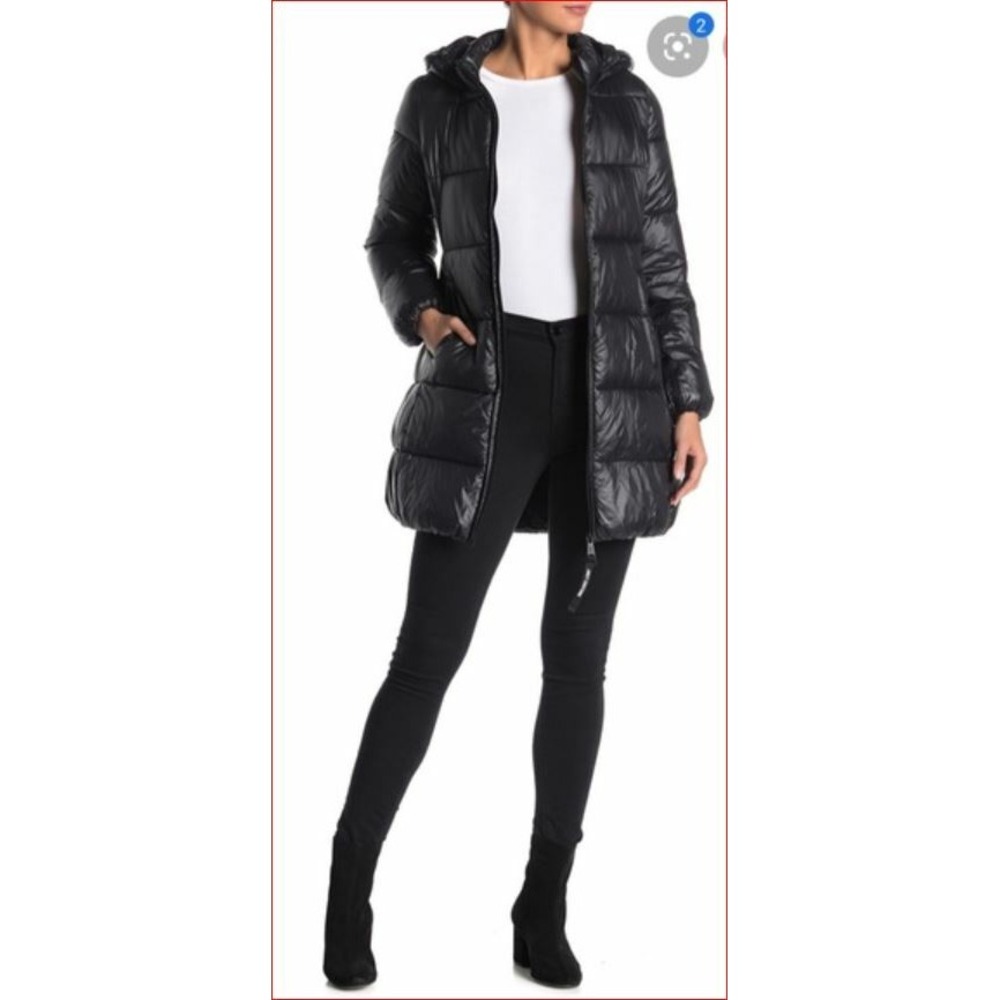 Juicy Couture Black Label women coat puffer JC-002 jet black 97 XS $168